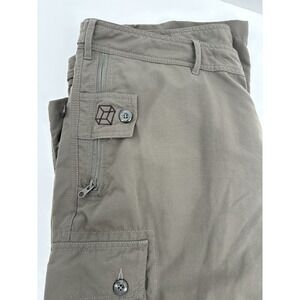 Clothing Arts Men's Pick Pocket Proof P Cubed Green Cargo Pants, Nylon, 36 x 31